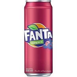 نوشابه قوطی فانتا توت وحشی